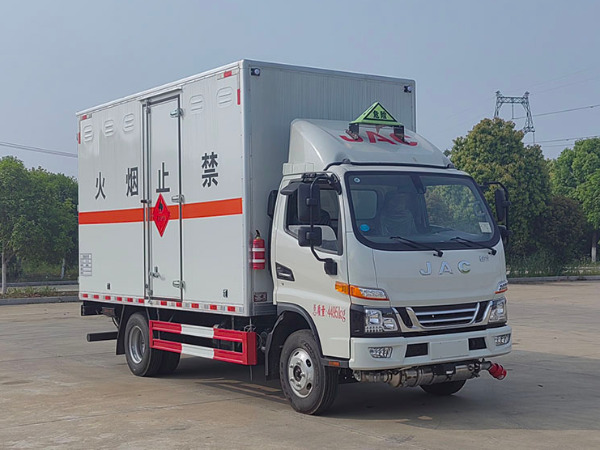 江淮藍牌易燃液體廂式運輸車 江淮藍牌易燃液體廂式運輸車