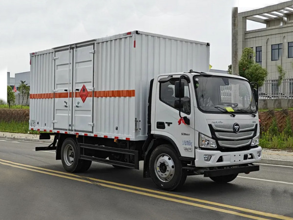 歐馬可5米2易燃氣體廂式運輸車