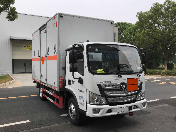 歐馬可藍牌爆破器材運輸車